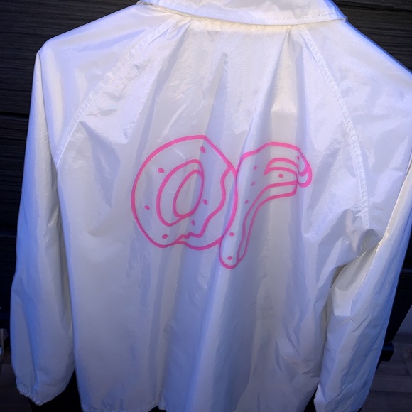 zumiez odd future white windbreaker - Picture 2 of 2